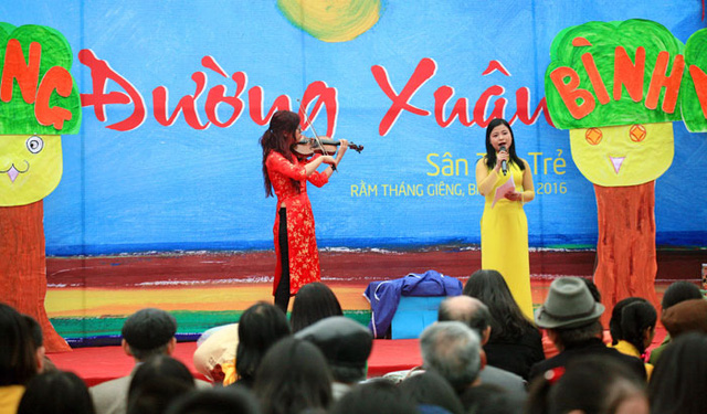 Sân thơ trẻ cũng sẽ được gộp chung thành sân thơ Văn Miếu và Thái Học. Ảnh minh hoạ.